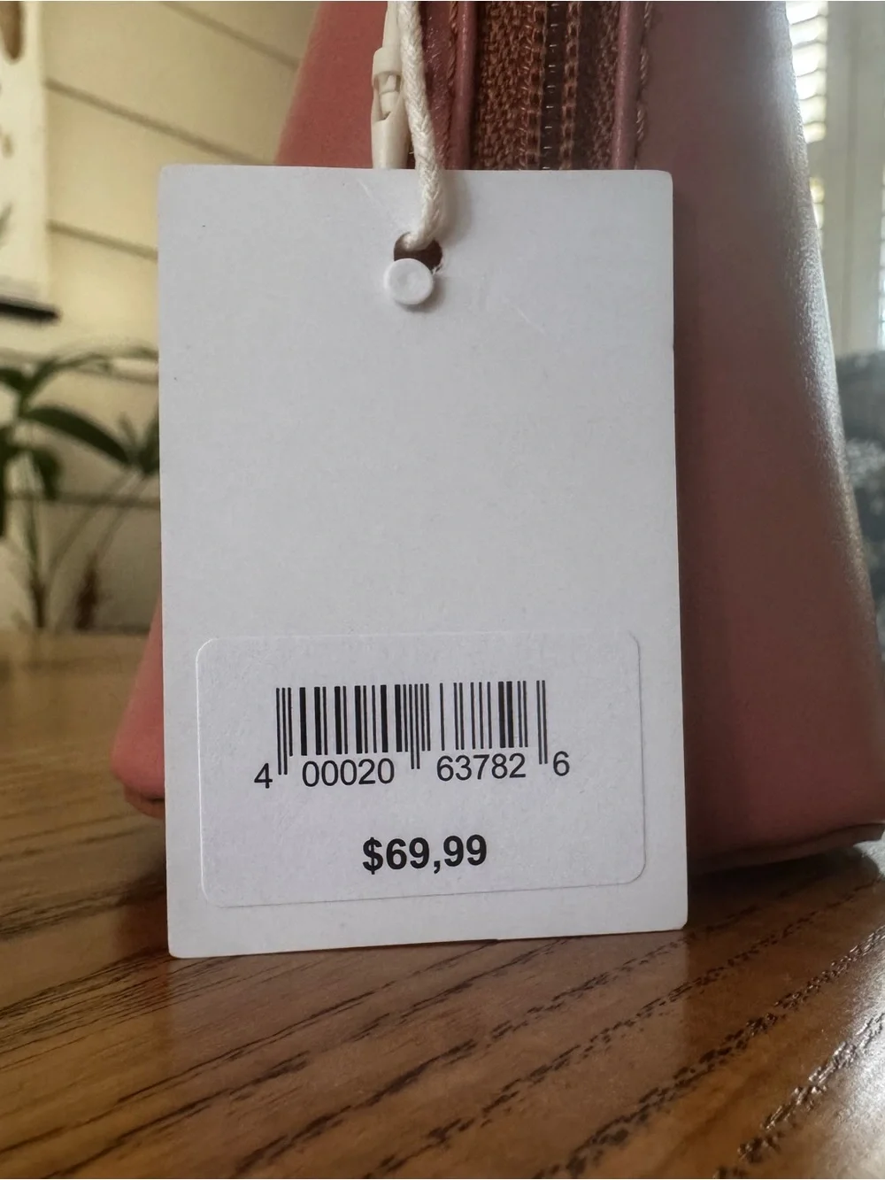 Solo Perche Pink Leather Crossbody Bag NWT